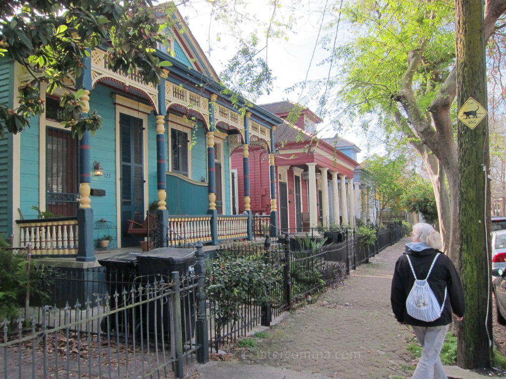 Restored homes in the Marigny neighborhood.