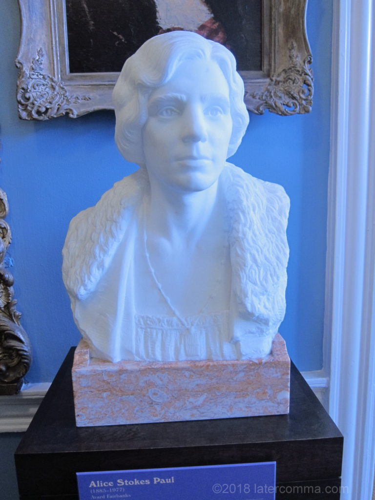 Alice Paul Bust, Sewall-Belmont House