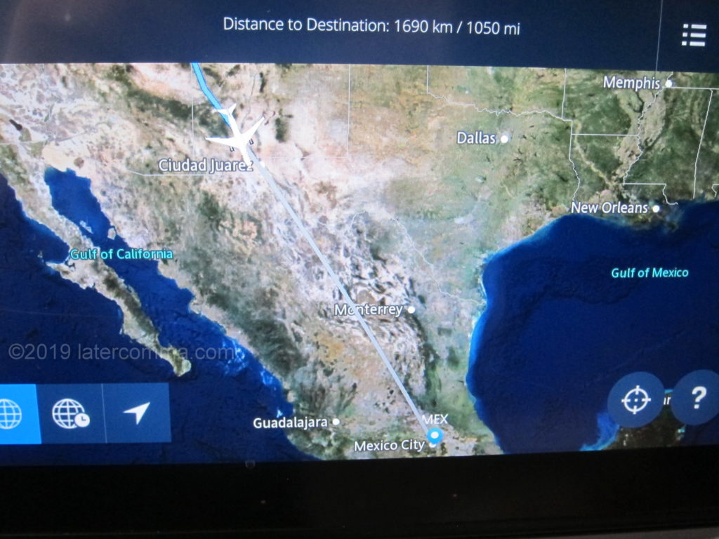 Flight path to Oaxaca.